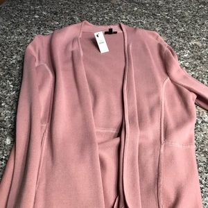 NWT Talbots light pink sweater set.